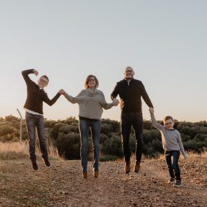 Fotos familiares divertidas en Dos Hermanas, Sevilla